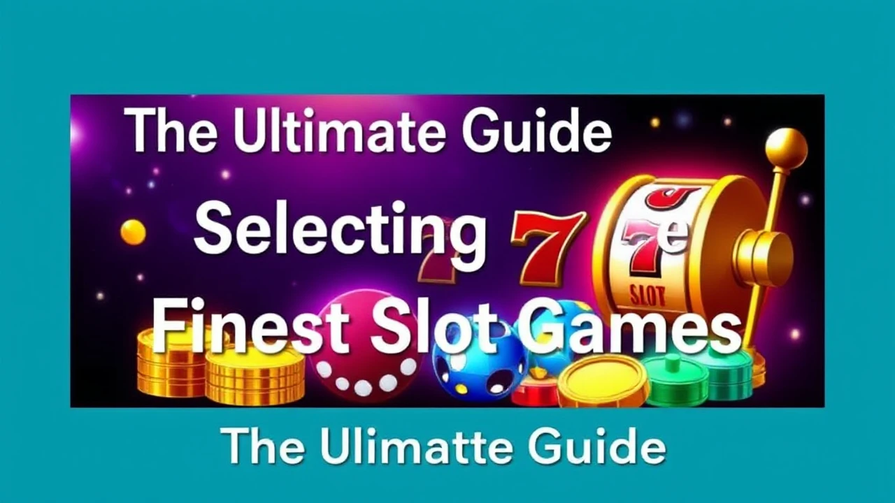 The Ultimate Guide to Selecting the Finest Slot Games